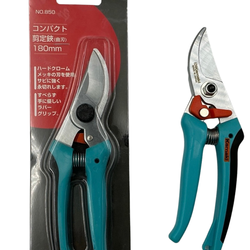 Kamaki Compact Pruning Shears Bypass Type Total Length 180 mm P850