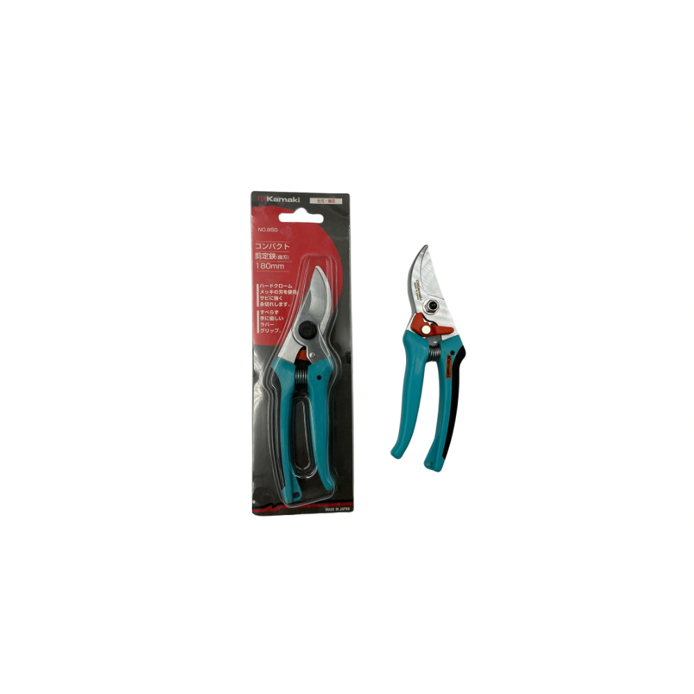 Kamaki Compact Pruning Shears Bypass Type Total Length 180 mm P850